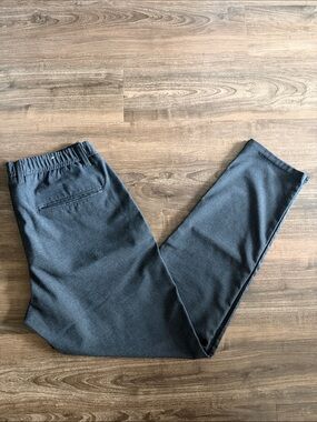 Men’s Medium Zara Charcoal Slim Fit Stretch Pants - Great Confition